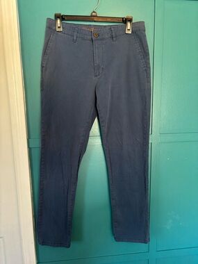Men's Navy Weatherproof Vintage Chino Pants Size 30 x 30